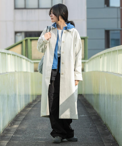 T/C斜紋單排扣大衣