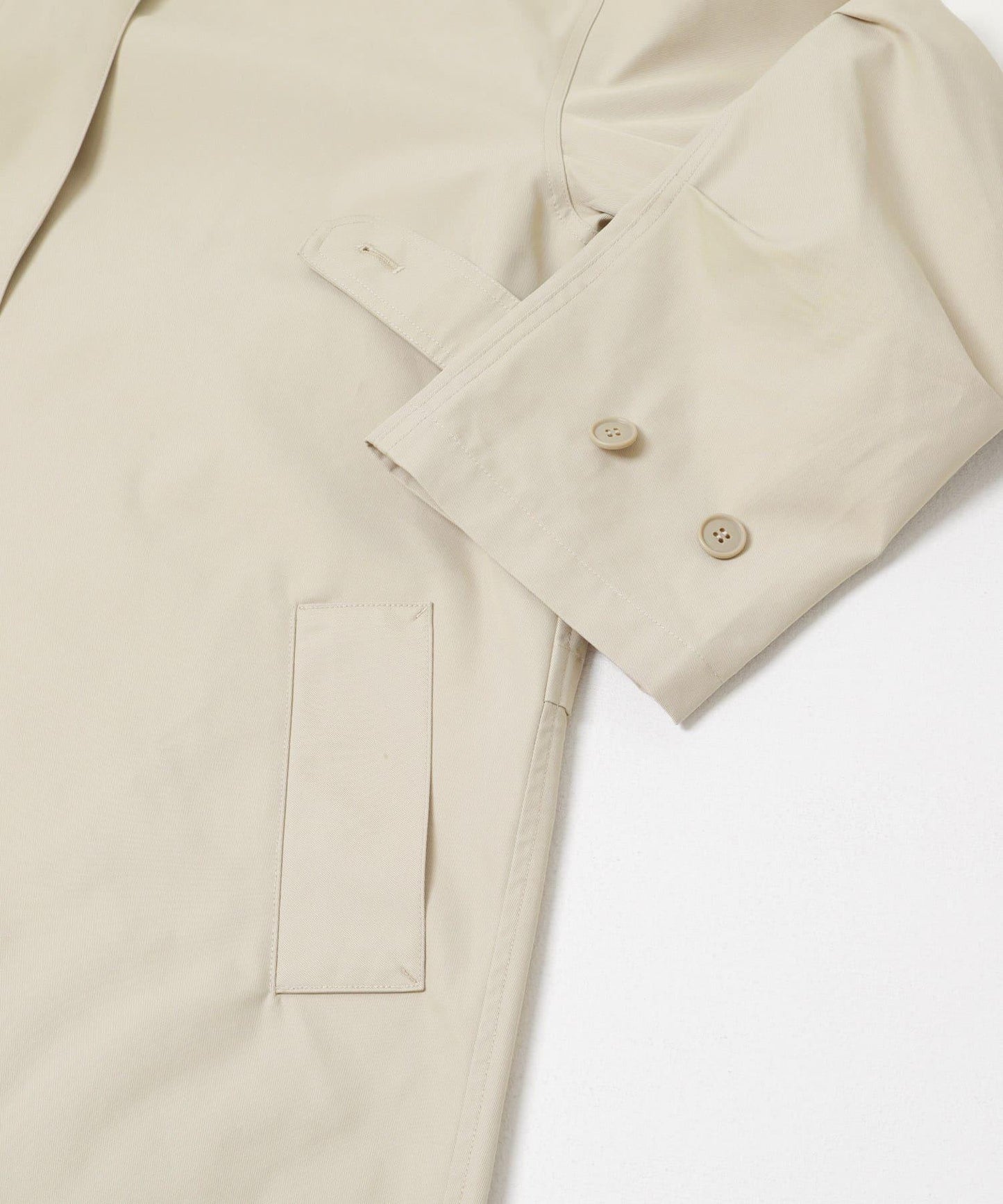 T/C斜紋單排扣大衣