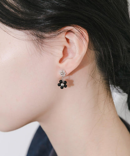花朵珠飾耳環