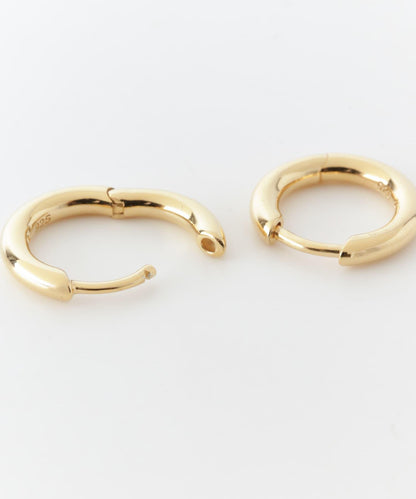 TOM WOOD 經典小號金色圓環耳環