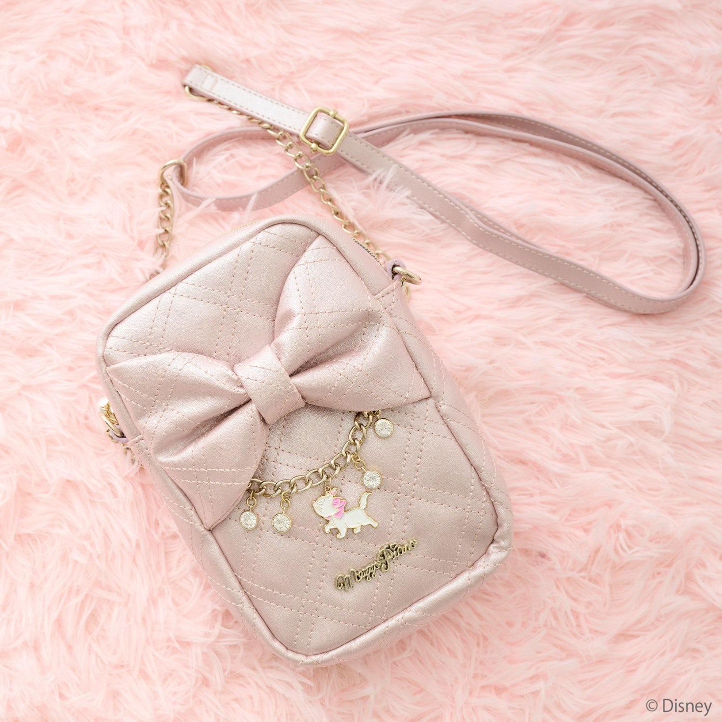 【《迪士尼》Marie】蝴蝶結迷你單肩包