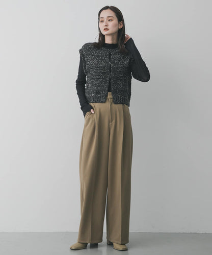 方頭中縫彈力靴