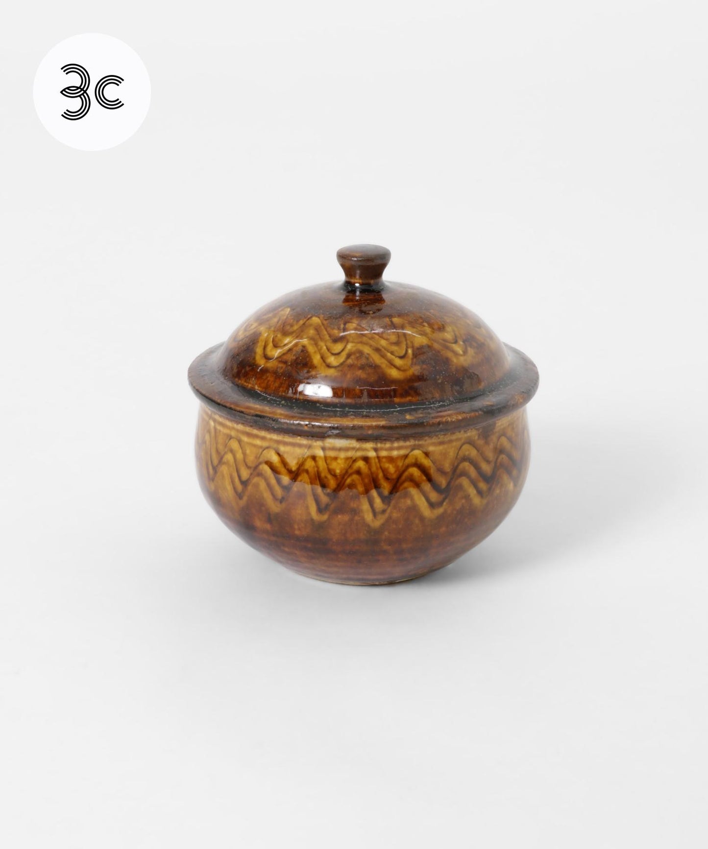 小代燒井上尚之 帶蓋中號容器