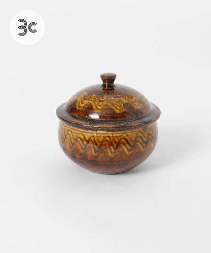 小代燒井上尚之 帶蓋中號容器