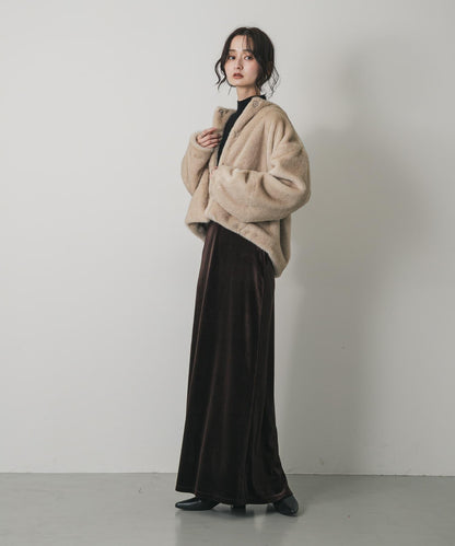 TALL尺碼/官網限定 天鵝絨吊帶裙