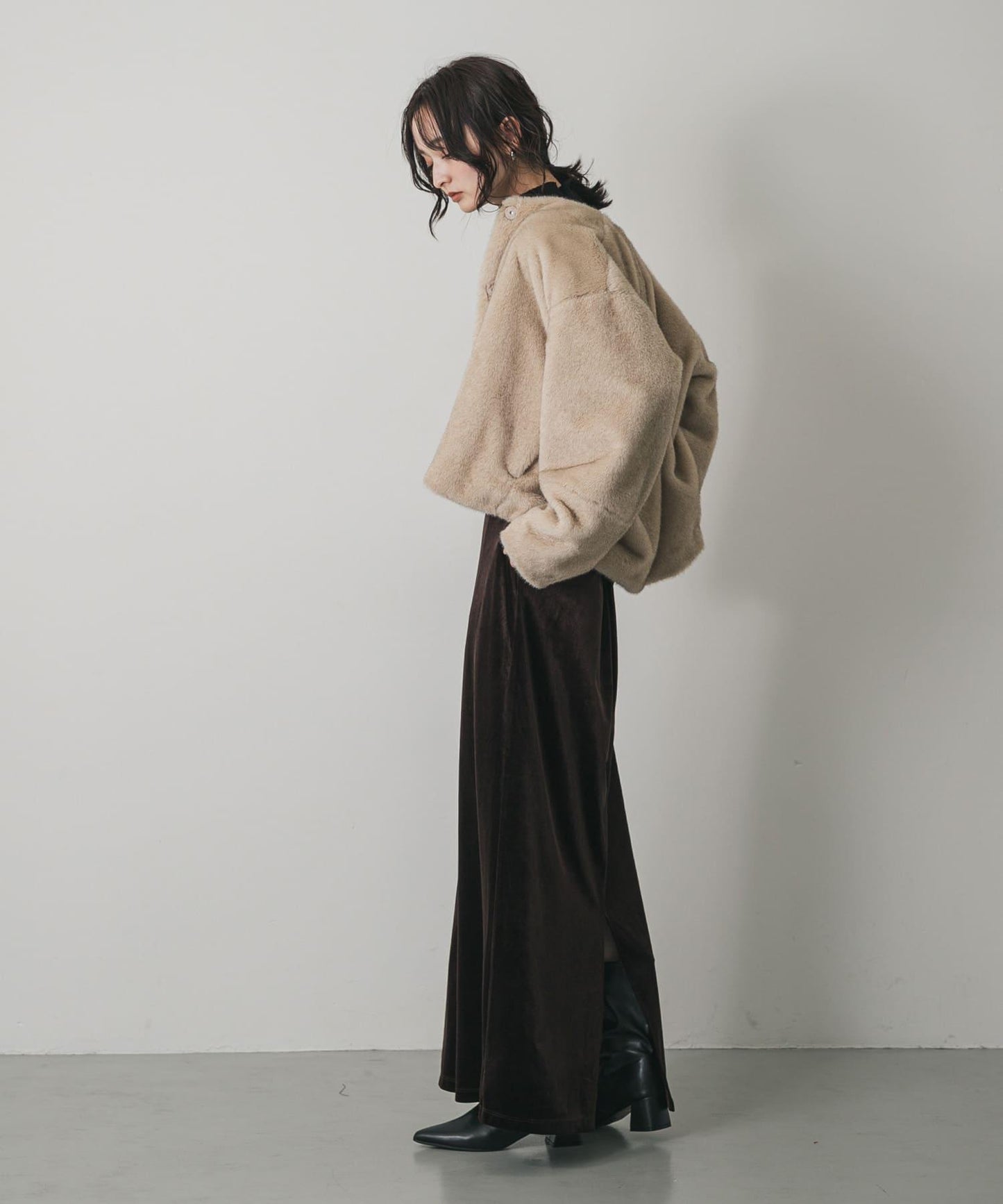 TALL尺碼/官網限定 天鵝絨吊帶裙