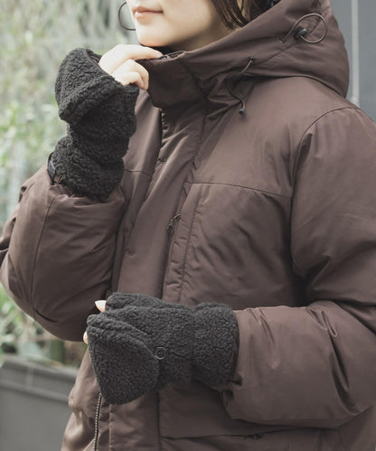 羊羔絨連指手套