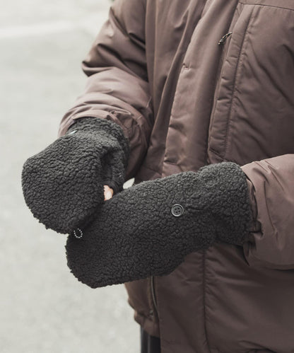 羊羔絨連指手套