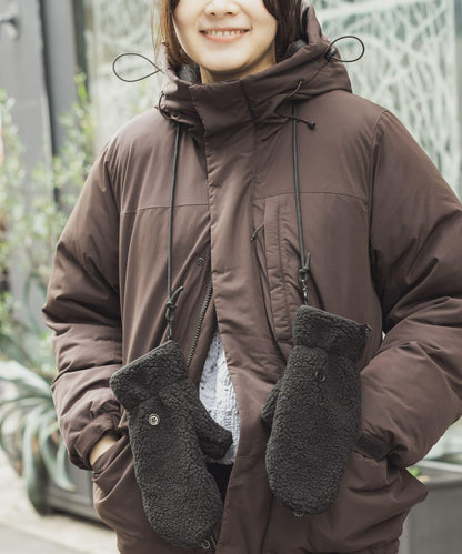 羊羔絨連指手套