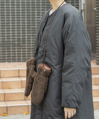 羊羔絨連指手套