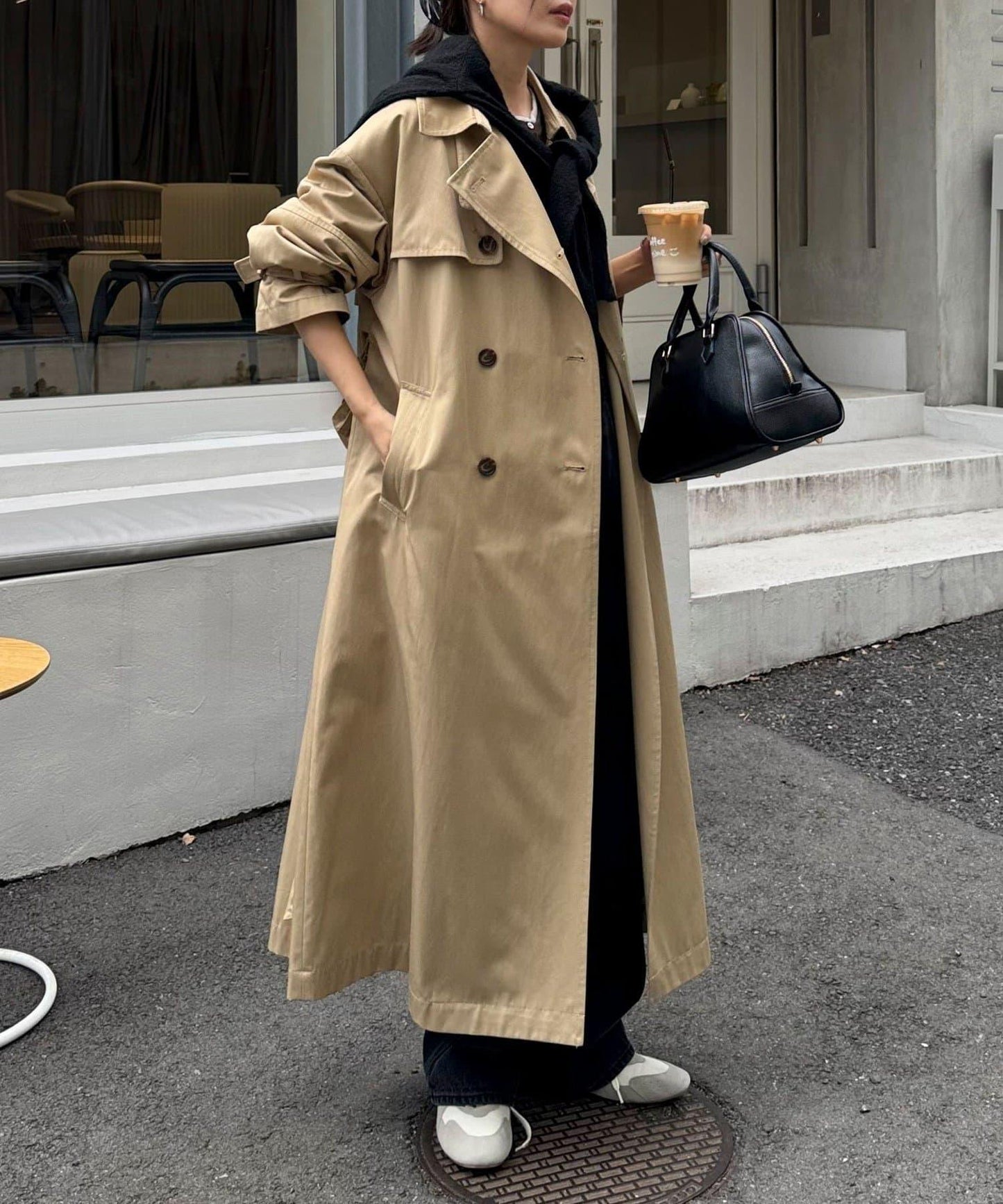 【每次即售罄的人氣單品】袖子蓬鬆設計風衣