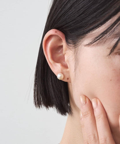 8mm珍珠單顆耳釘