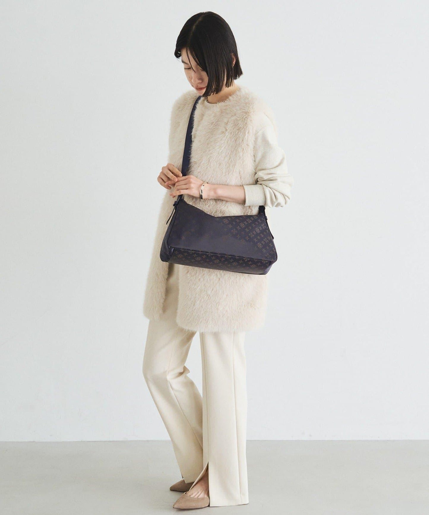 尼龍提花兩用單肩包