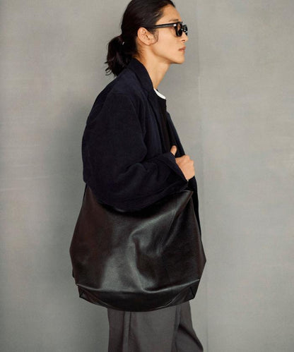 2WAY Leather Messenger Bag 牛皮 防潑水 郵差包