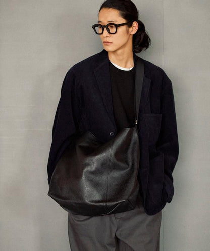 2WAY Leather Messenger Bag 牛皮 防潑水 郵差包