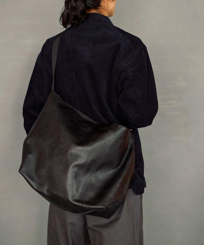 2WAY Leather Messenger Bag 牛皮 防潑水 郵差包
