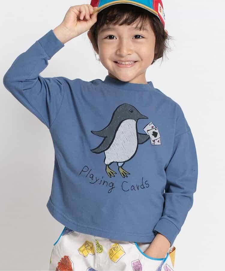 寬鬆動物印花長袖T恤