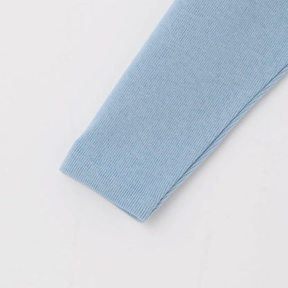 項鍊刺繡小高領長袖T恤