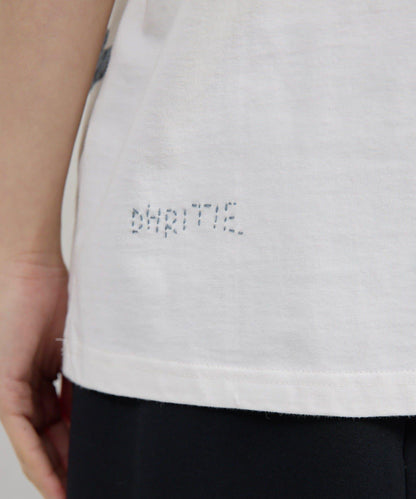 【Dhritië】葉子刺繡T恤