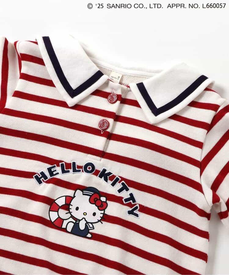 《Hello Kitty》蝴蝶結水手連衣裙