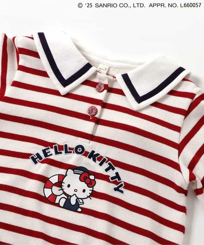 《Hello Kitty》蝴蝶結水手連衣裙