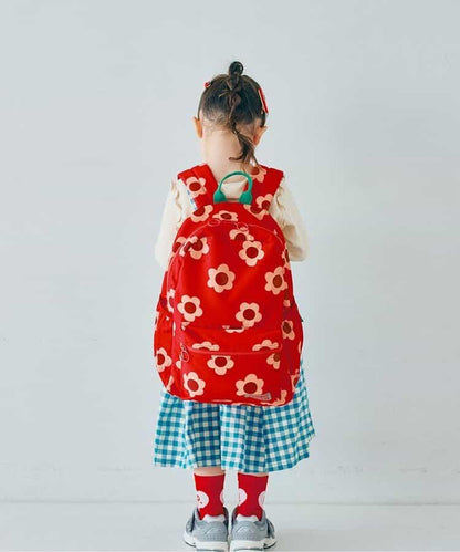 適合日常使用的全印花雙肩包