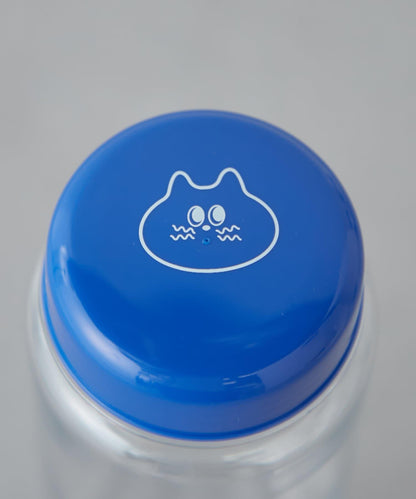 いたわり貓 透明水瓶