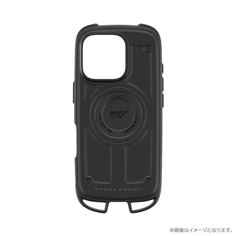 ROOT CO. / [iPhone16Pro專用] GRAVITY Shock Resist Case Rugged.（黑色）手機殼