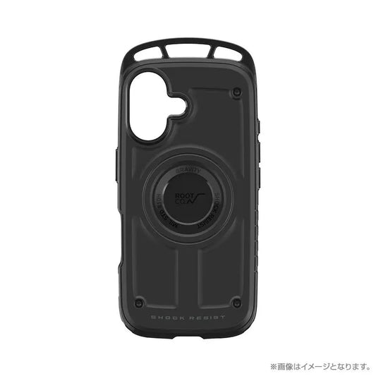 ROOT CO. / [iPhone16專用] GRAVITY Shock Resist Case Pro.（黑色）手機殼