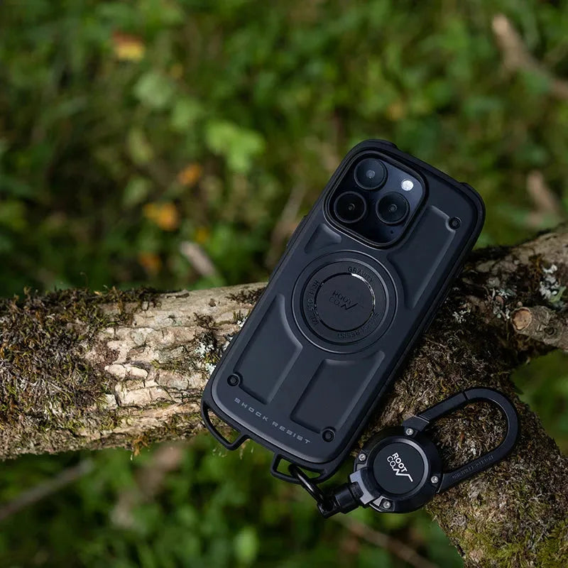 ROOT CO. / [iPhone16Pro專用] GRAVITY Shock Resist Case Rugged.（黑色）手機殼