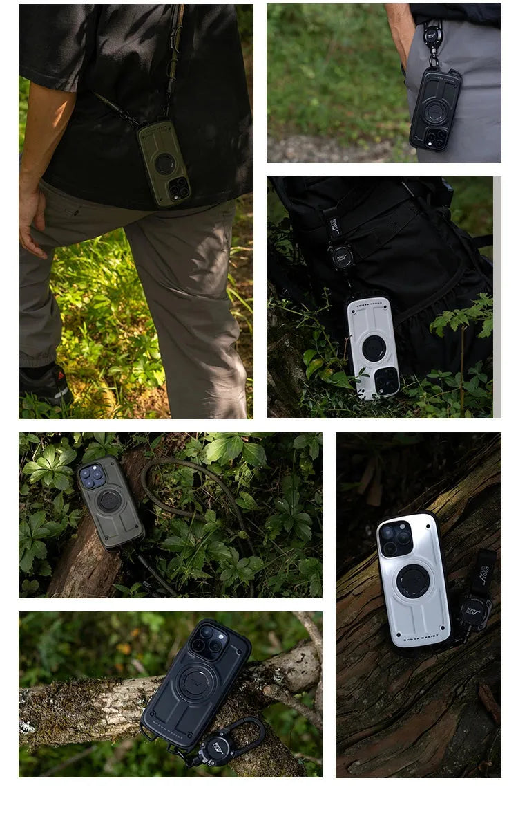 ROOT CO. / [iPhone16Pro專用] GRAVITY Shock Resist Case Rugged.（黑色）手機殼