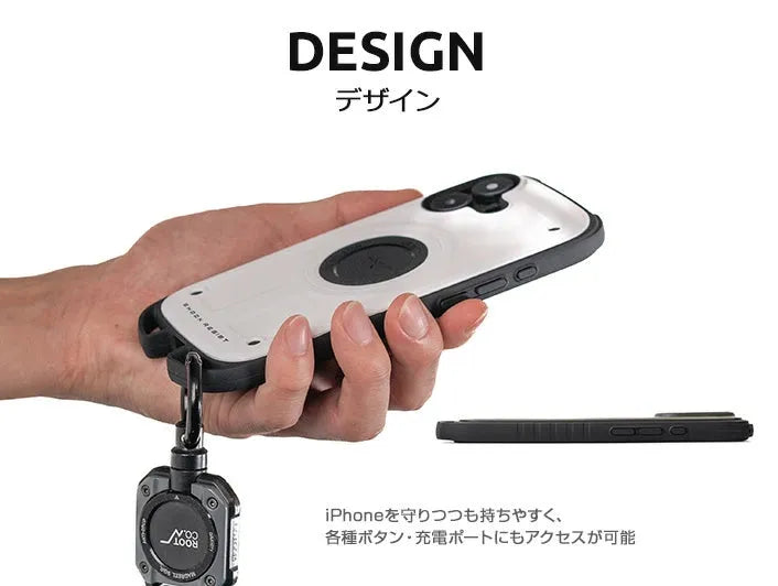 ROOT CO. / [iPhone16ProMax專用] GRAVITY Shock Resist Case Rugged.（黑色）手機殼