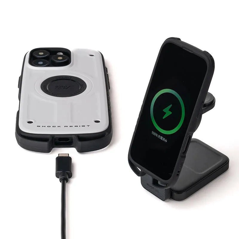 ROOT CO. / [iPhone16Pro專用] GRAVITY Shock Resist Case Rugged.（黑色）手機殼