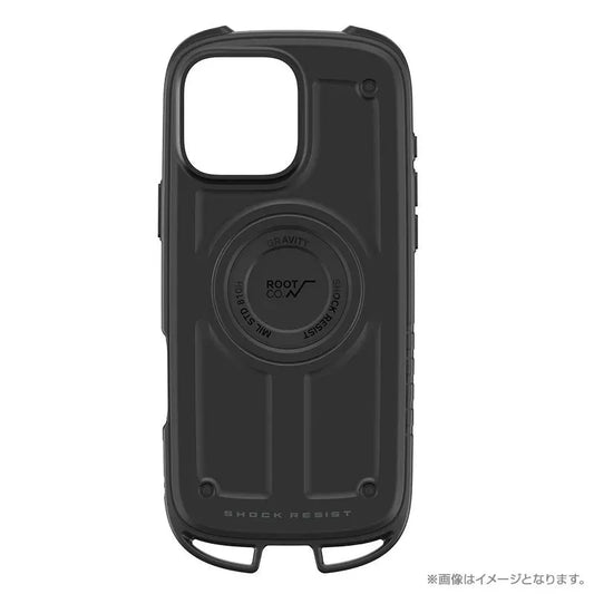 ROOT CO. / [iPhone16ProMax專用] GRAVITY Shock Resist Case Rugged.（黑色）手機殼