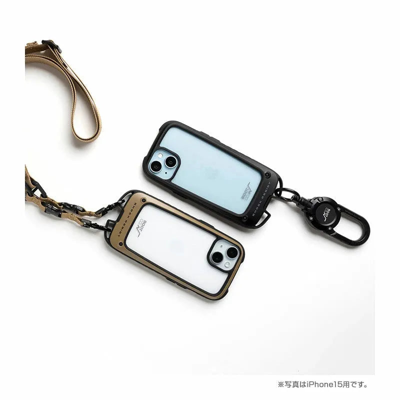 ROOT CO. / [iPhone16Pro專用] GRAVITY Shock Resist Case +Hold.（黑色） 手機保護殼