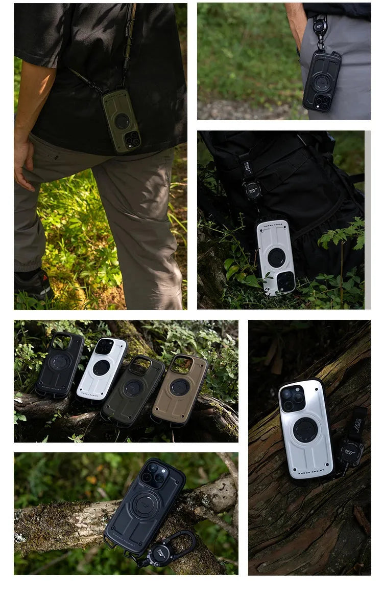 ROOT CO. / [iPhone16ProMax專用] GRAVITY Shock Resist Case Rugged.（黑色）手機殼