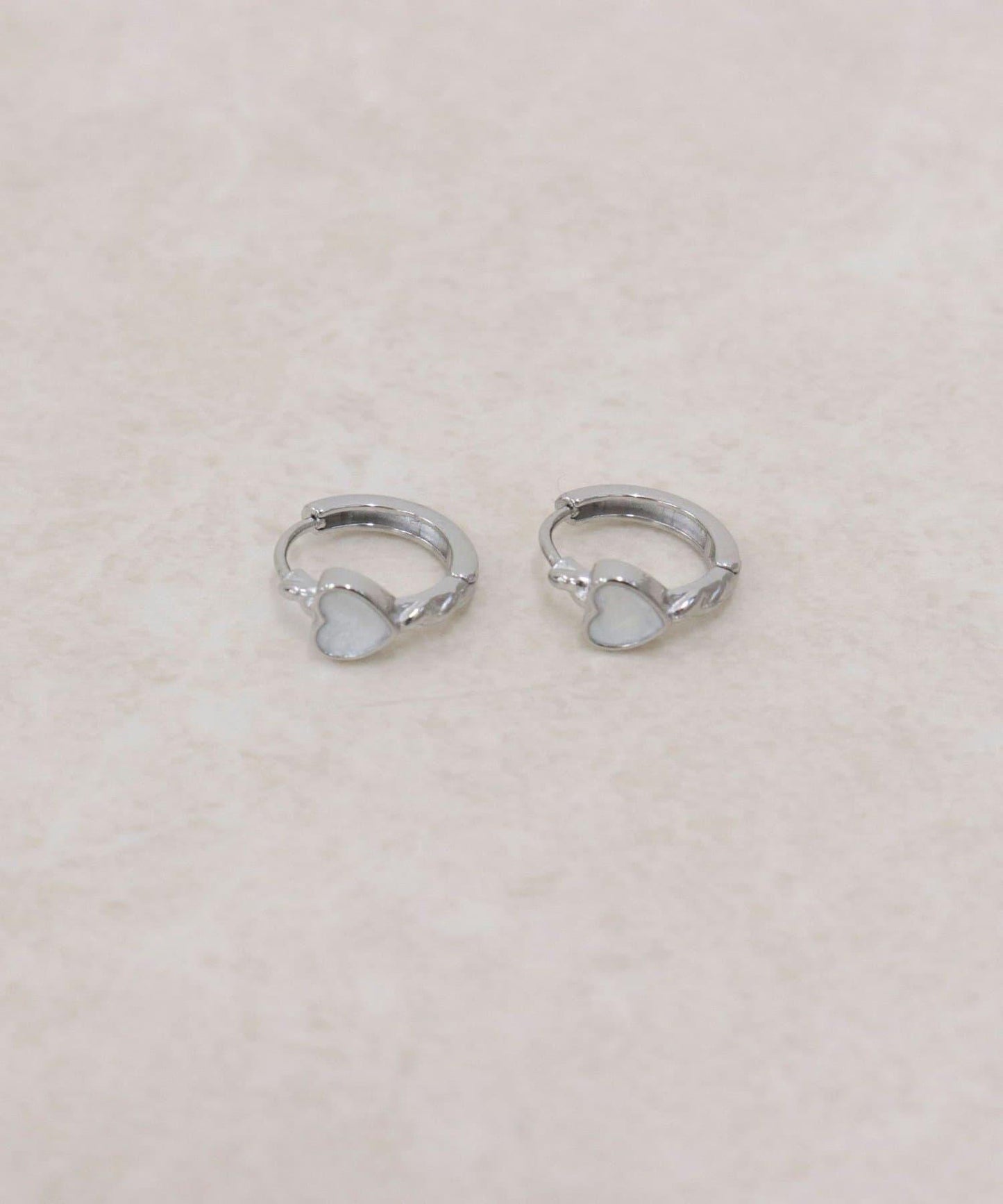 不鏽鋼愛心鏈條耳環