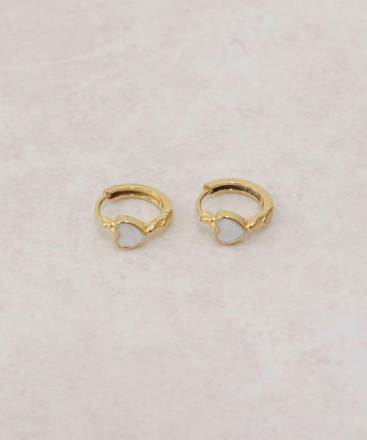 不鏽鋼愛心鏈條耳環