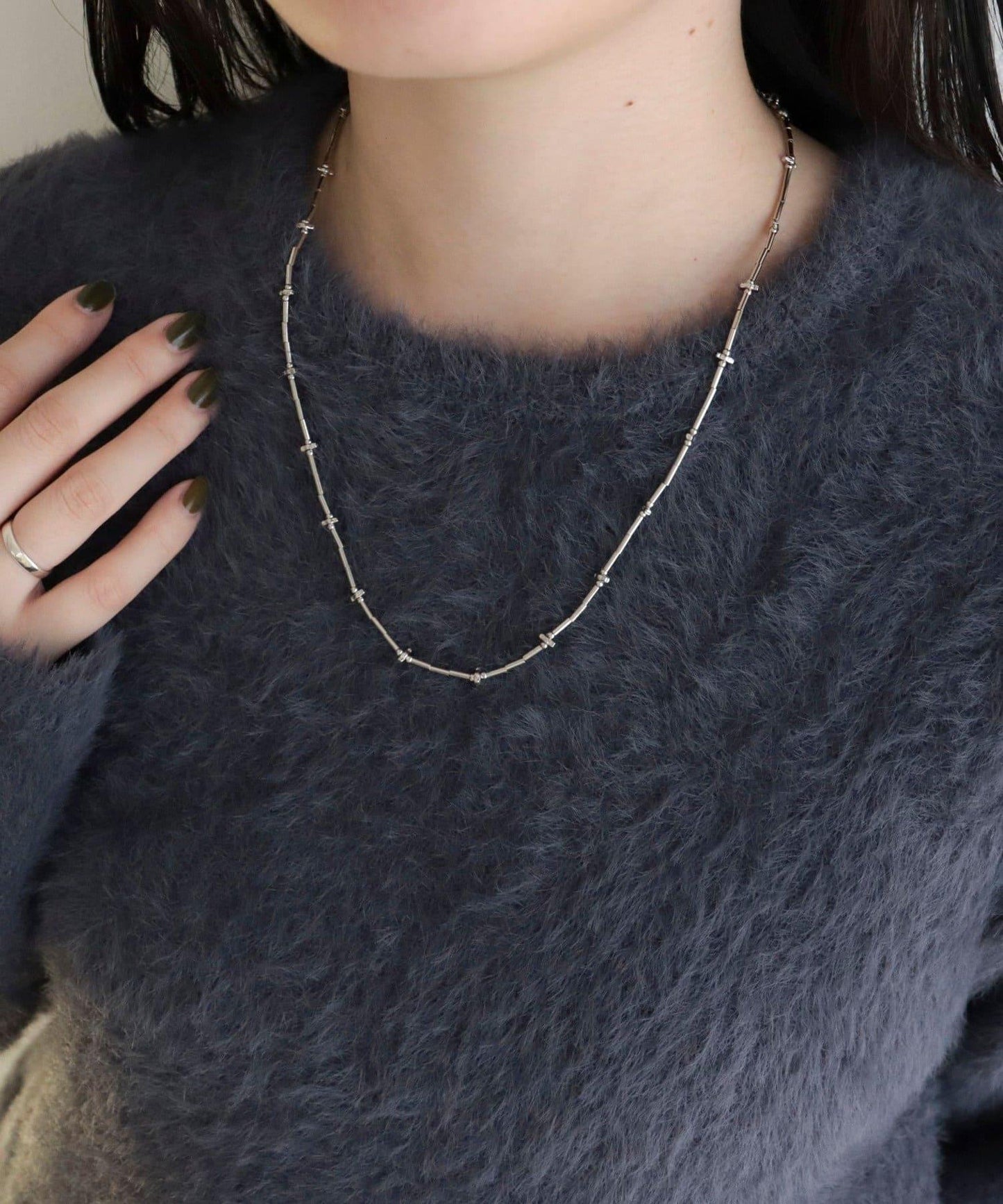 十字珠中長項鍊