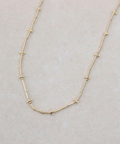 十字珠中長項鍊