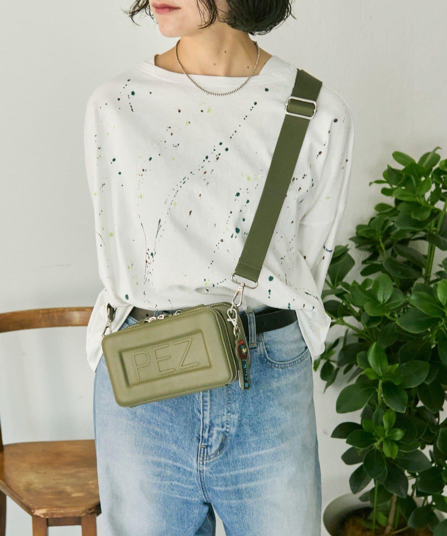 【PEZ×ear】真皮錢包&單肩包