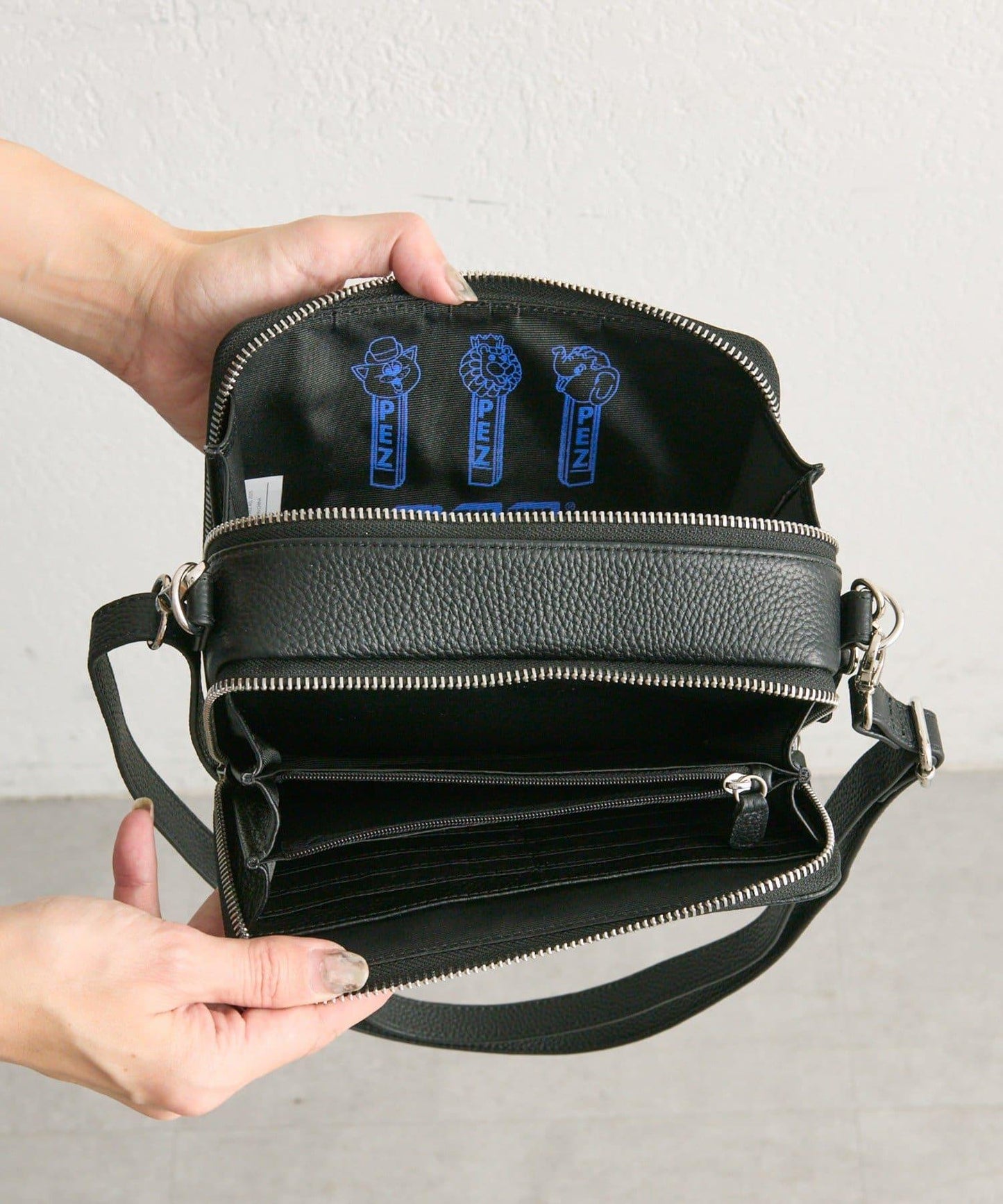 【PEZ×ear】真皮錢包&單肩包