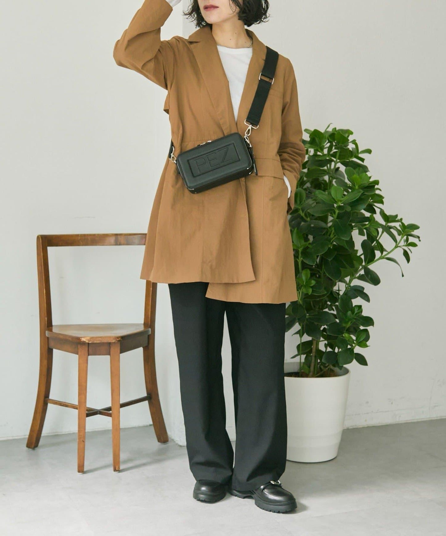 【PEZ×ear】真皮錢包&單肩包