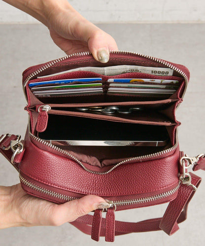 【PEZ×ear】真皮錢包&單肩包