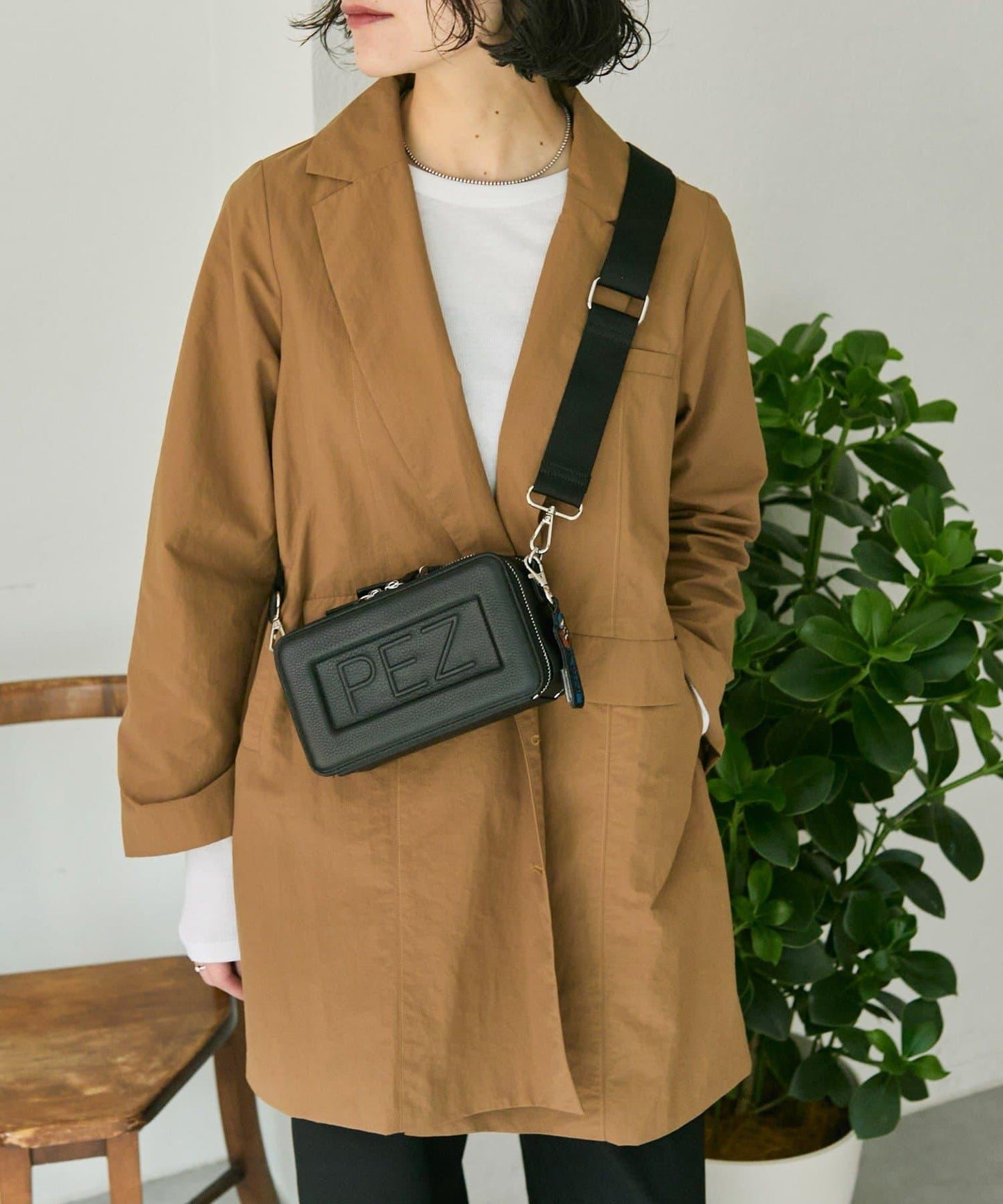 【PEZ×ear】真皮錢包&單肩包