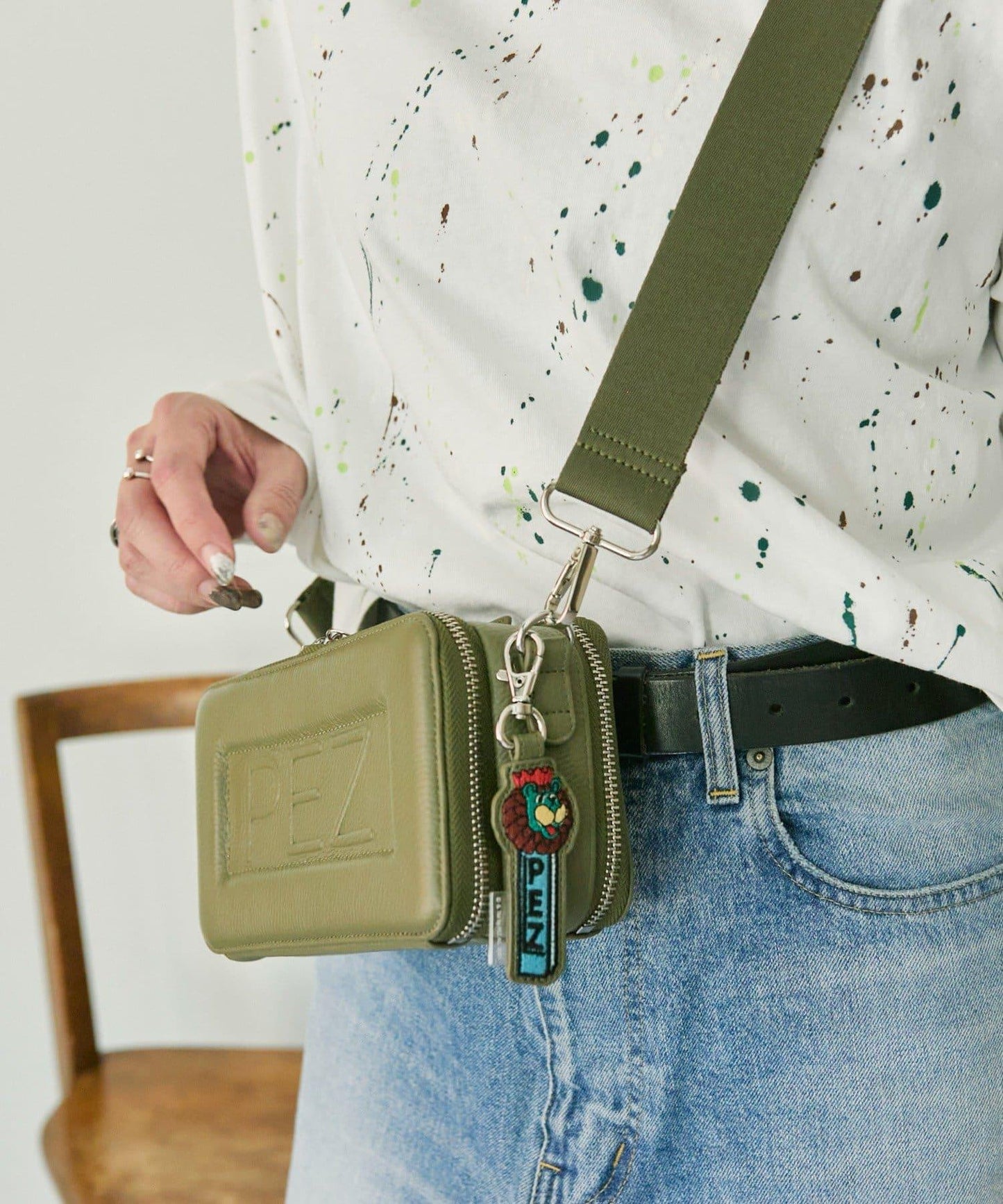 【PEZ×ear】真皮錢包&單肩包