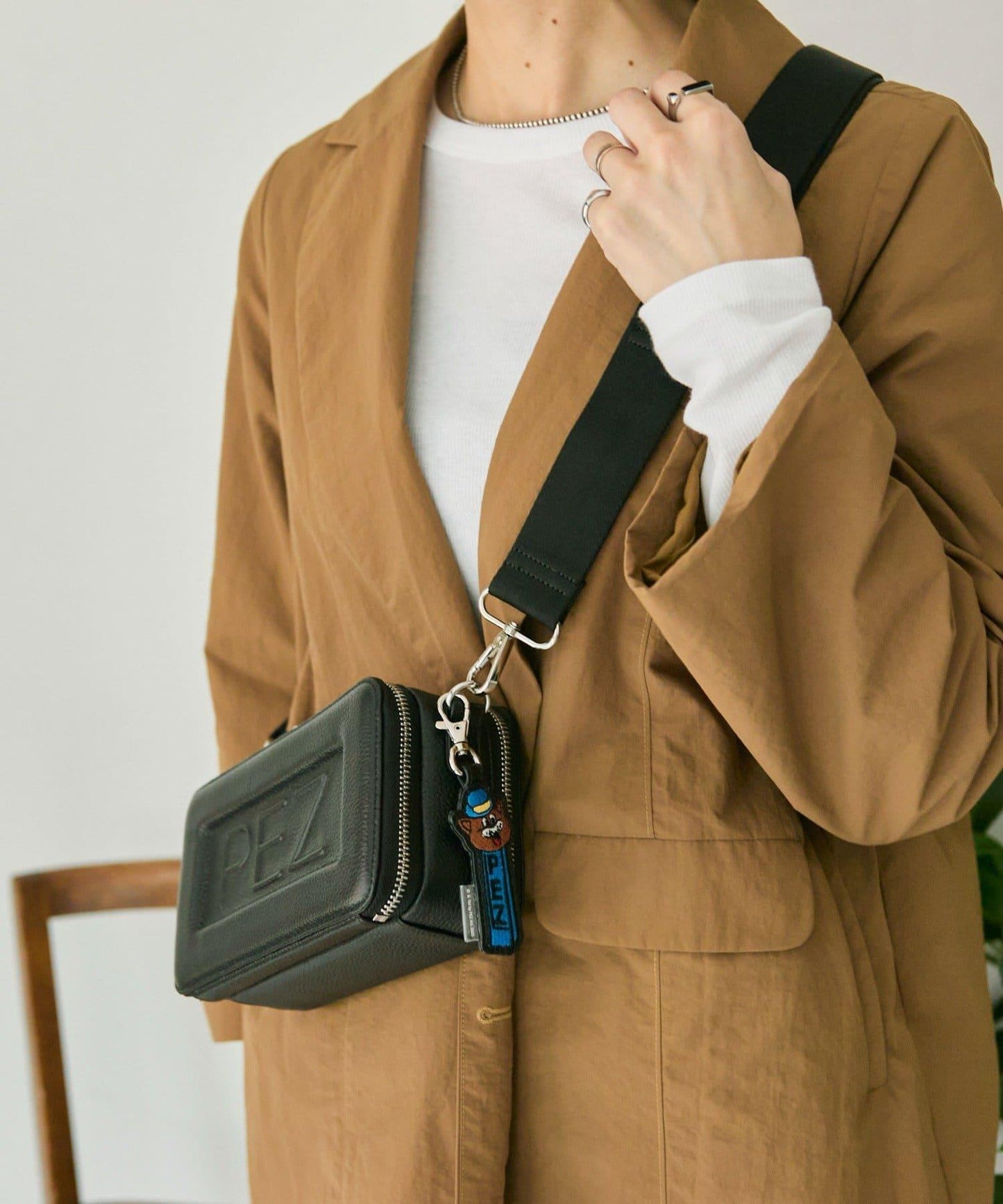 【PEZ×ear】真皮錢包&單肩包