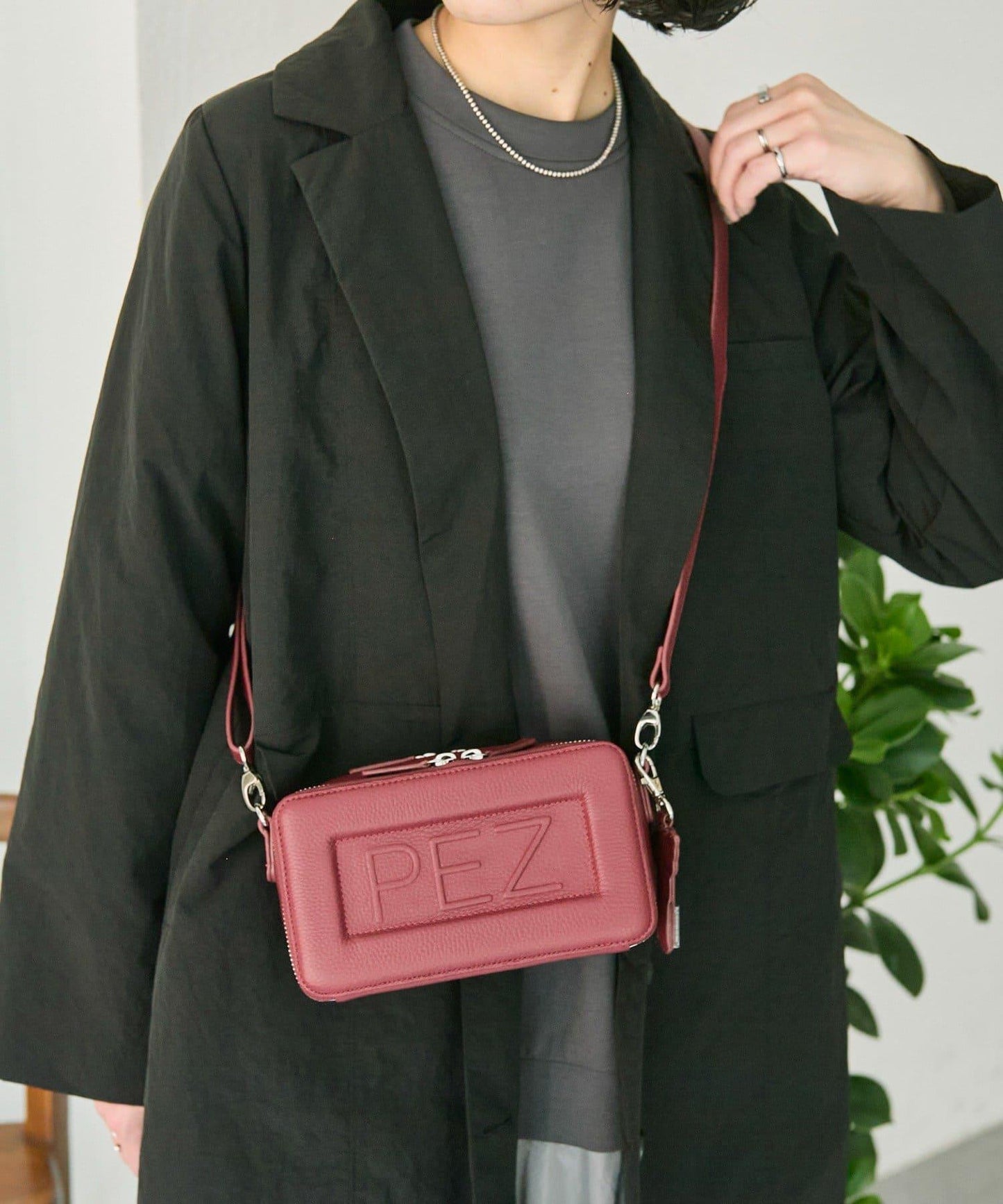 【PEZ×ear】真皮錢包&單肩包