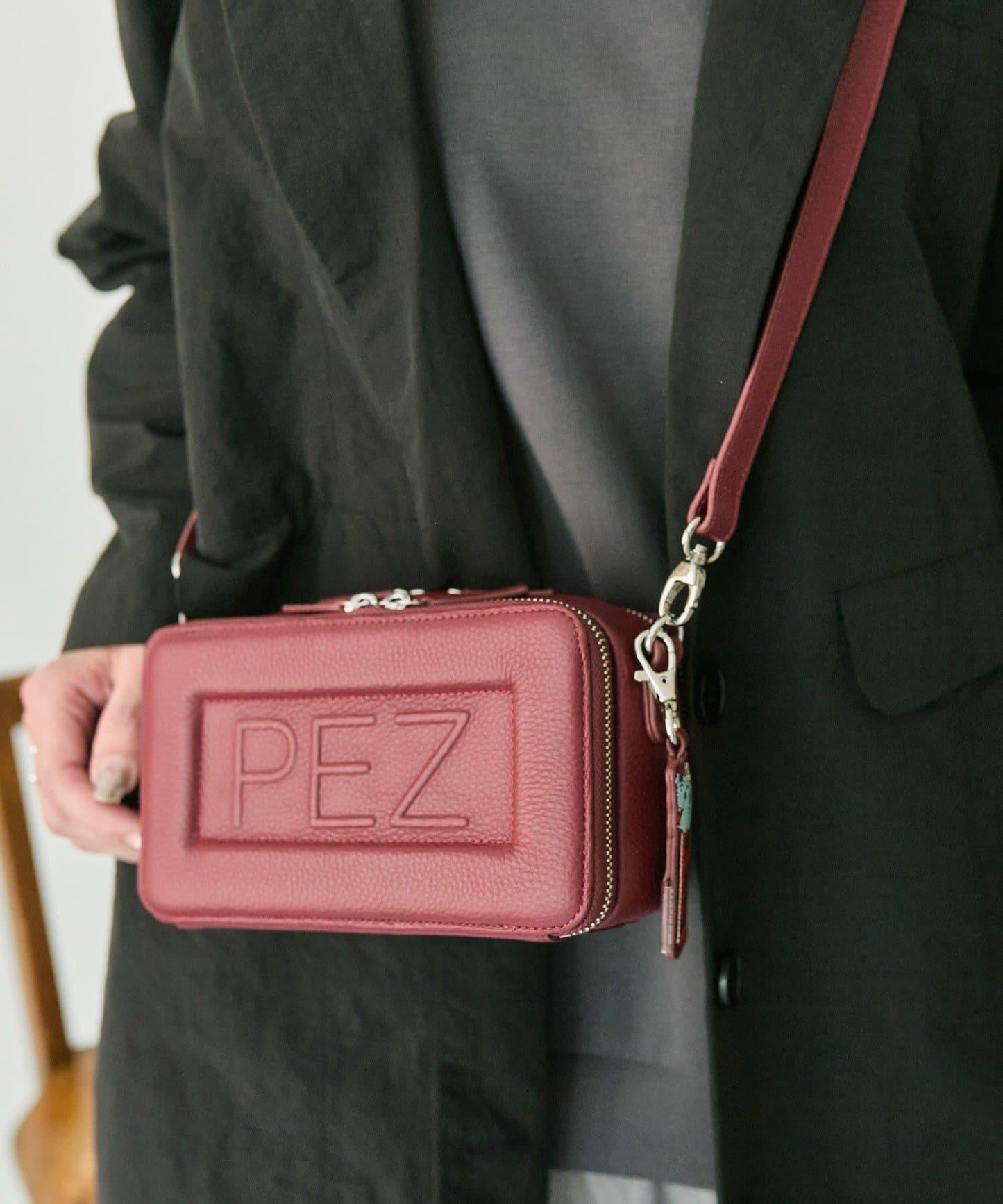 【PEZ×ear】真皮錢包&單肩包