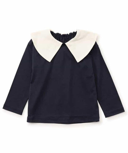 貝克勒圖案長袖T恤_80_110【兒童】